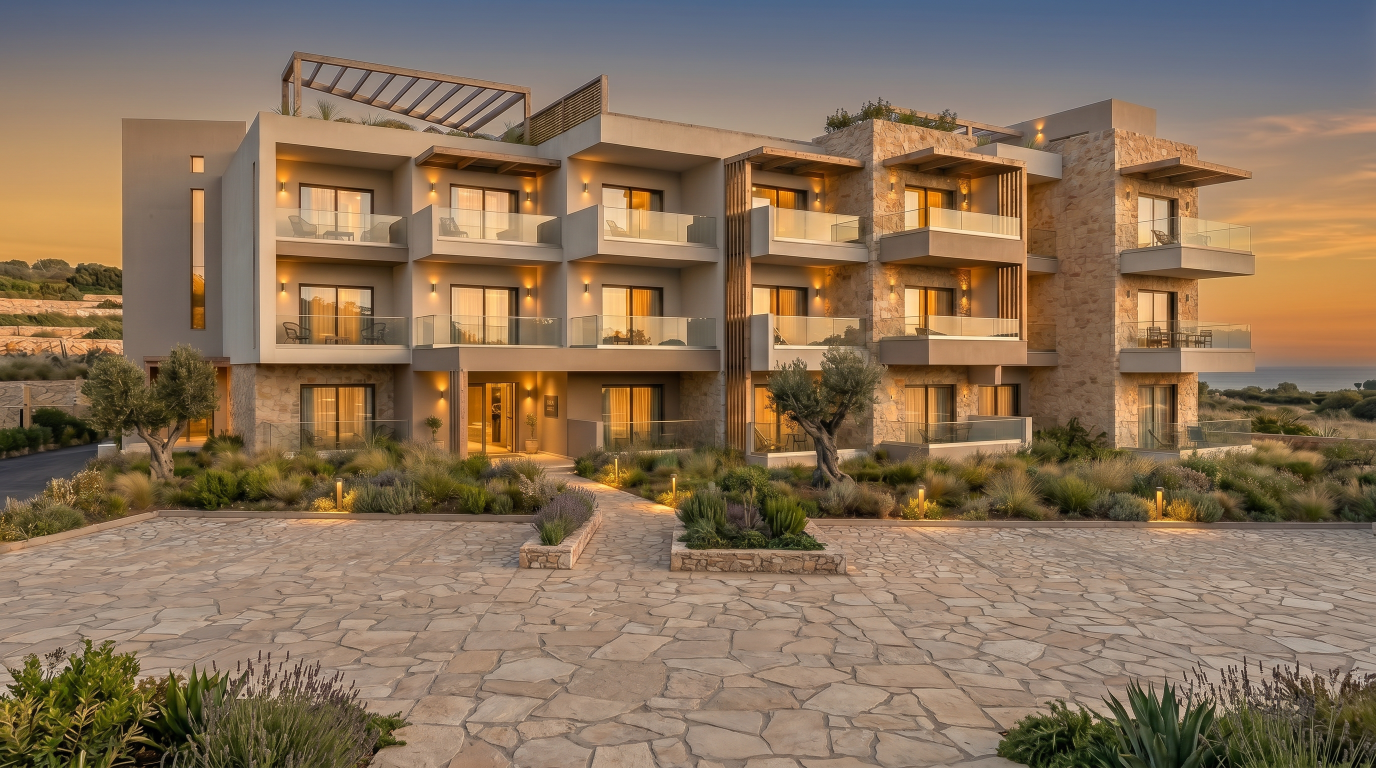 Kavi Beach first-line coastal property concept in Kavala